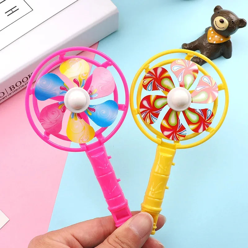 Ventoinha Colorida de Plástico – Brinquedo Infantil Refrescante