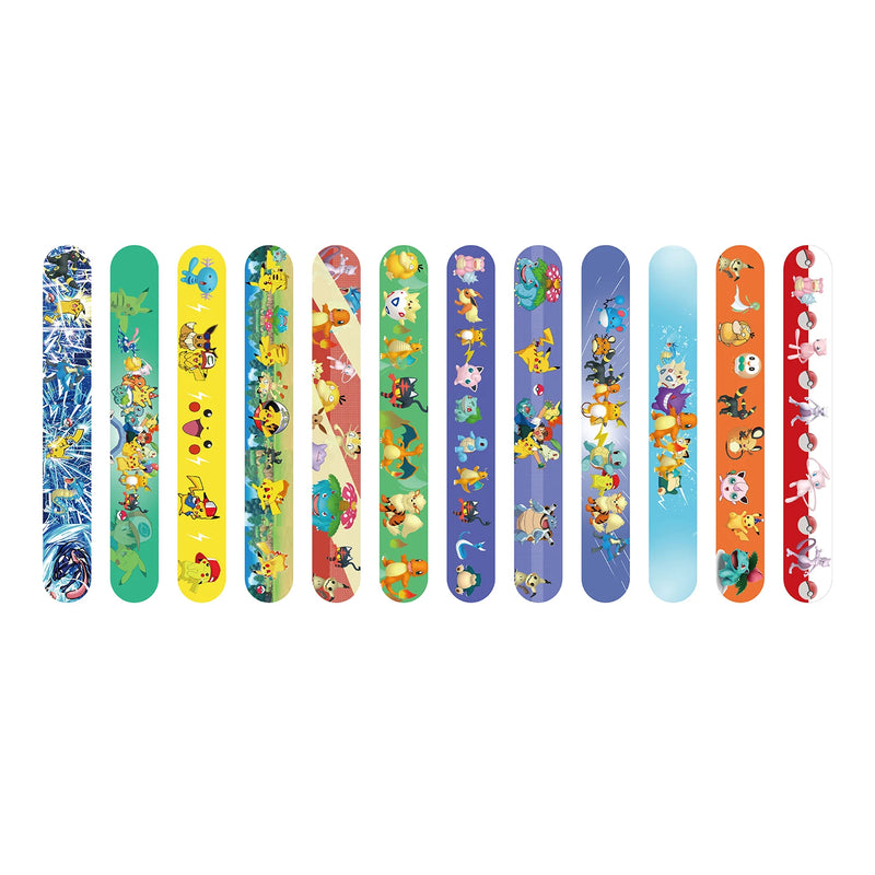 Pulseiras Pokémon Coloridas - Conjunto com 6 Modelos