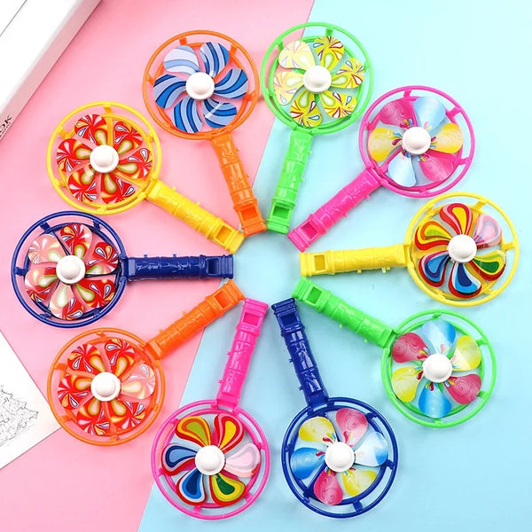 Ventoinha Colorida de Plástico – Brinquedo Infantil Refrescante