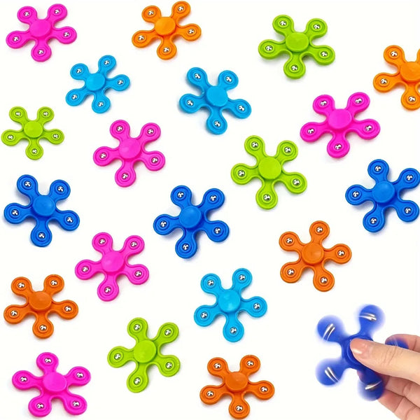 Spinner de Plástico Colorido – Brinquedo Relaxante para Crianças