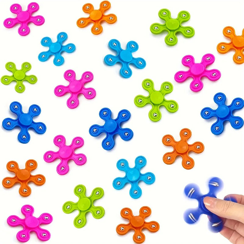 Spinner de Plástico Colorido – Brinquedo Relaxante para Crianças