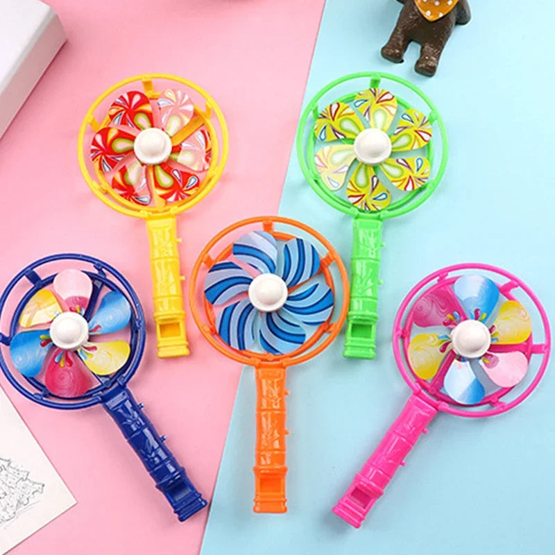 Ventoinha Colorida de Plástico – Brinquedo Infantil Refrescante