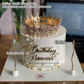 Topo de Bolo Princesa com Coroa - Decoração de Aniversário