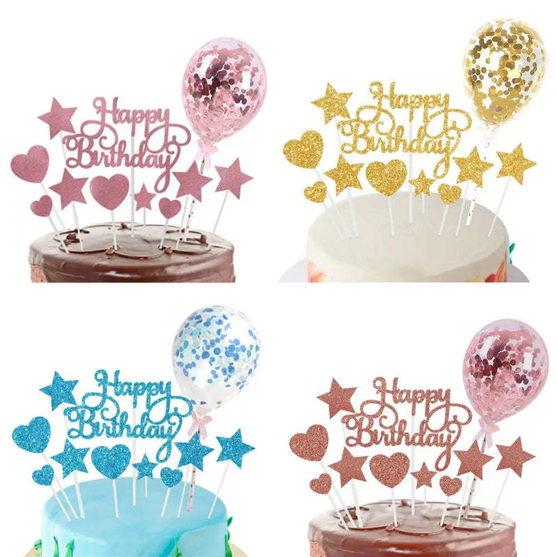Kit de Decoração de Aniversário Happy Birthday