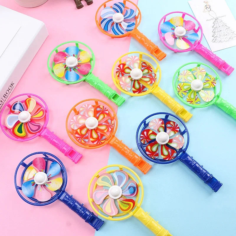 Ventoinha Colorida de Plástico – Brinquedo Infantil Refrescante
