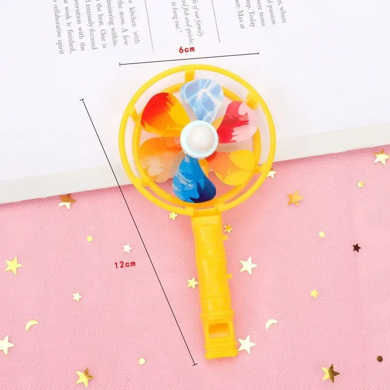 Ventoinha Colorida de Plástico – Brinquedo Infantil Refrescante