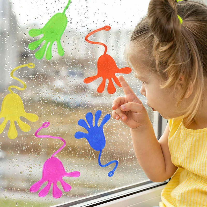 Mão de Gel Elástica – Brinquedo Interativo Infantil para Coordenação e Diversão