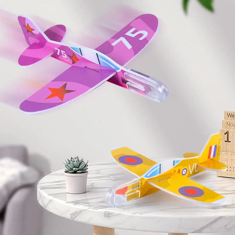 Lembrancinha de Aviões de Plástico DIY - Conjunto com Peças Coloridas
