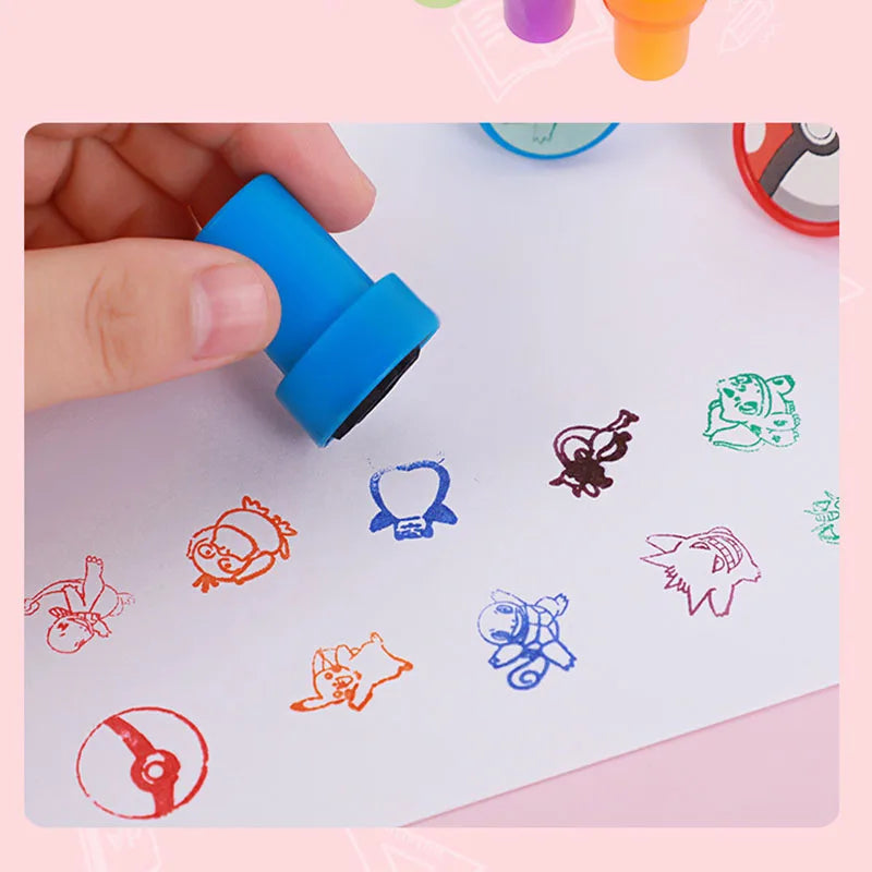 Carimbo Infantil Pokémon: Fácil de Usar, Seguro e Fácil Limpar