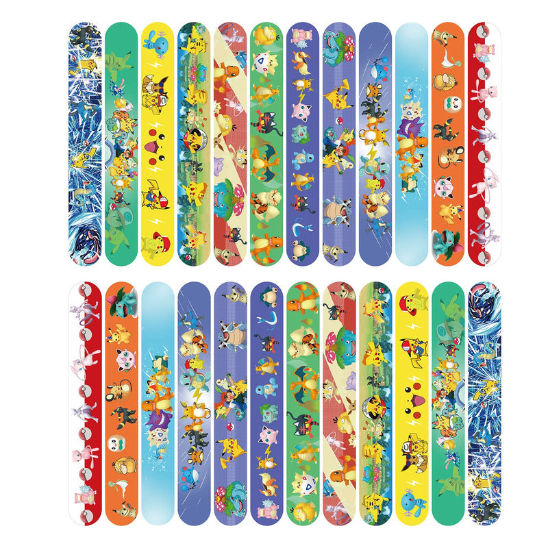 Pulseiras Pokémon Coloridas - Conjunto com 6 Modelos