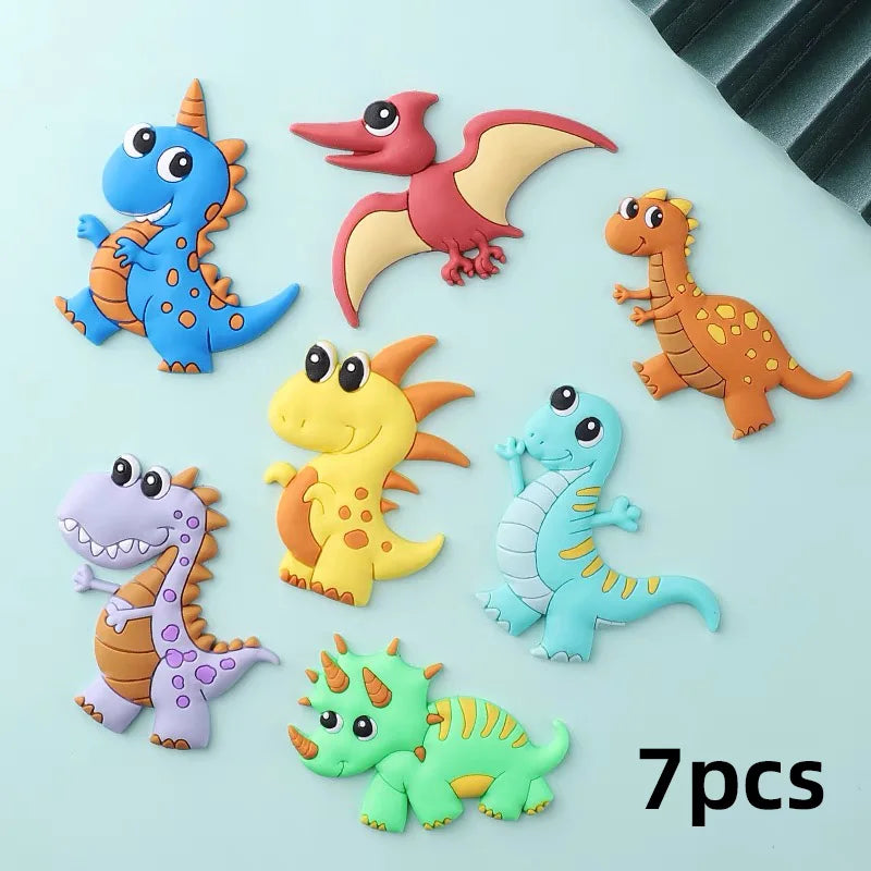 Topper de Bolo Dinossauro com Arco-Íris - Festa Infantil