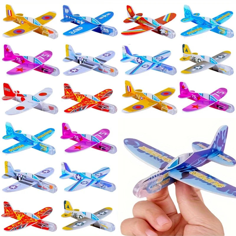 Lembrancinha de Aviões de Plástico DIY - Conjunto com Peças Coloridas