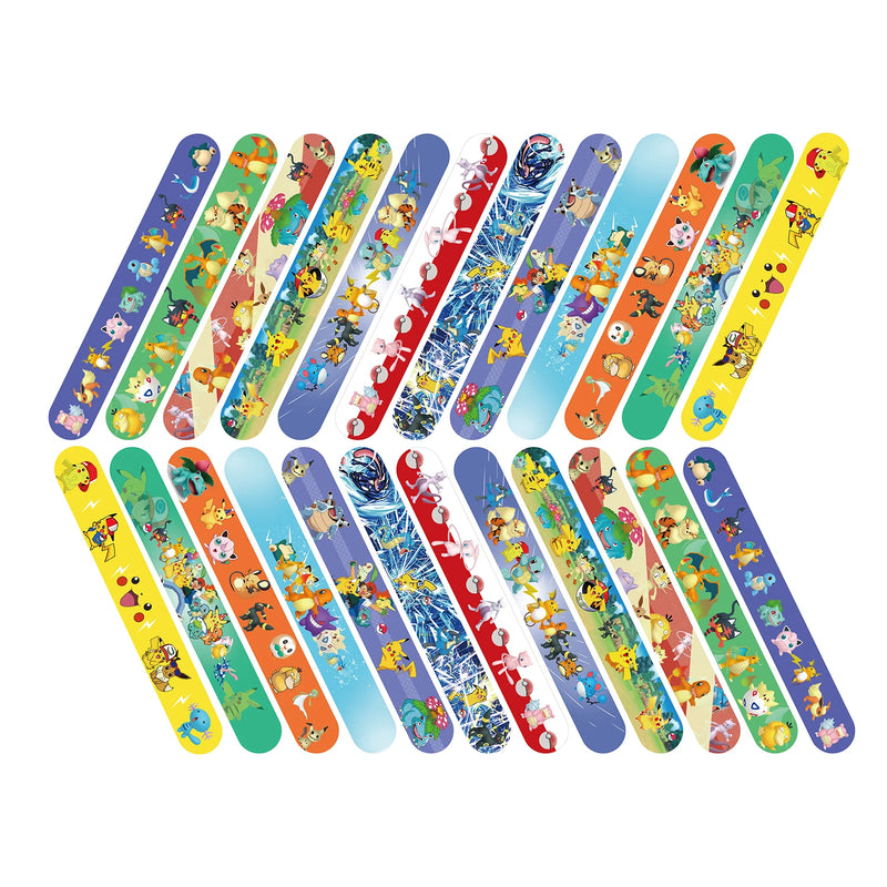 Pulseiras Pokémon Coloridas - Conjunto com 6 Modelos