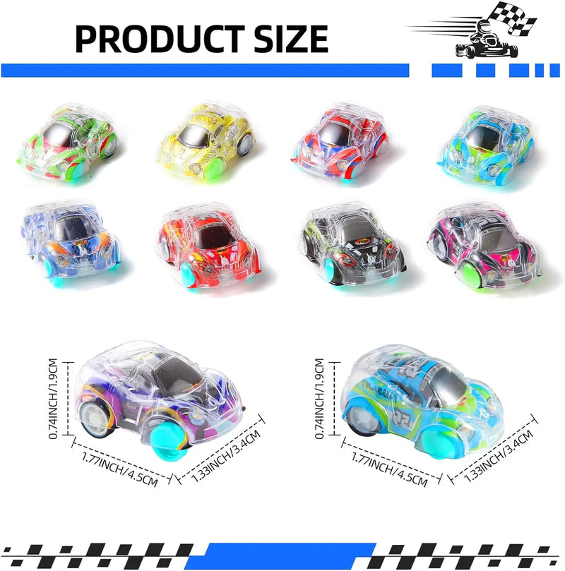 Carro de Brinquedo com Luz LED – Diversão Colorida para Crianças