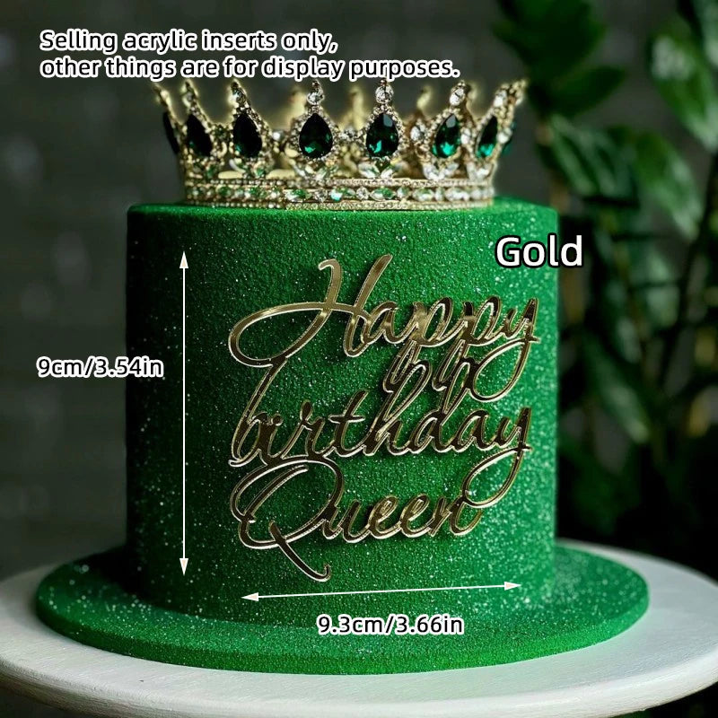 Topo de Bolo Princesa com Coroa - Decoração de Aniversário