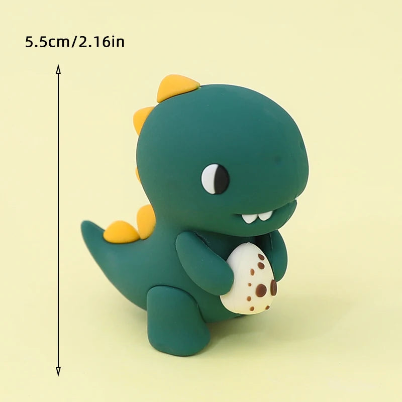 Topper de Bolo Dinossauro com Arco-Íris - Festa Infantil