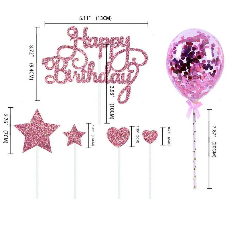Kit de Decoração de Aniversário Happy Birthday