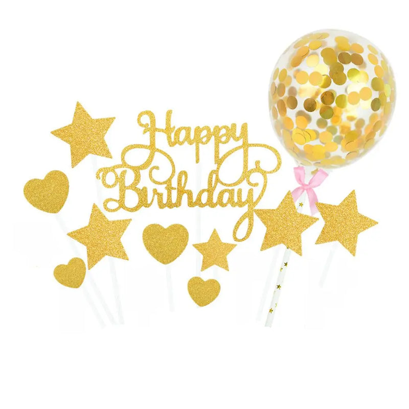 Kit de Decoração de Aniversário Happy Birthday