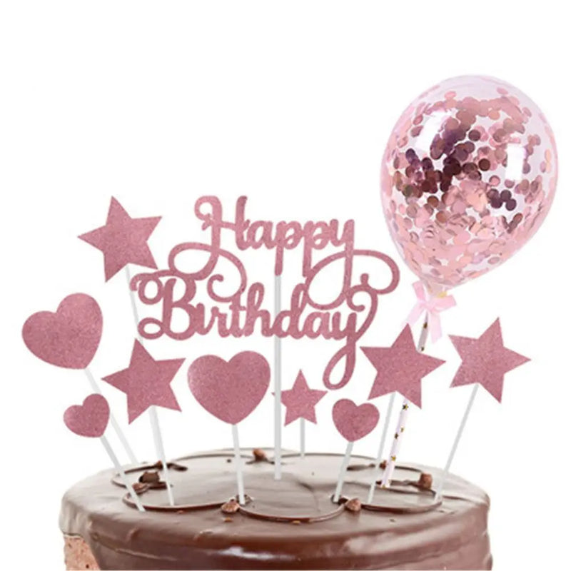 Kit de Decoração de Aniversário Happy Birthday